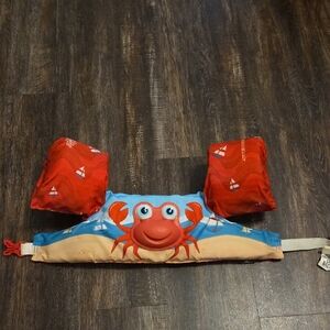 Puddle Jumper Kids Crab Swim Vest with Arm Bands